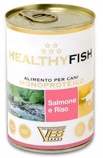 Healthy Meat karma mokra dla psa Łosoś i ryż Monoproteina 400g